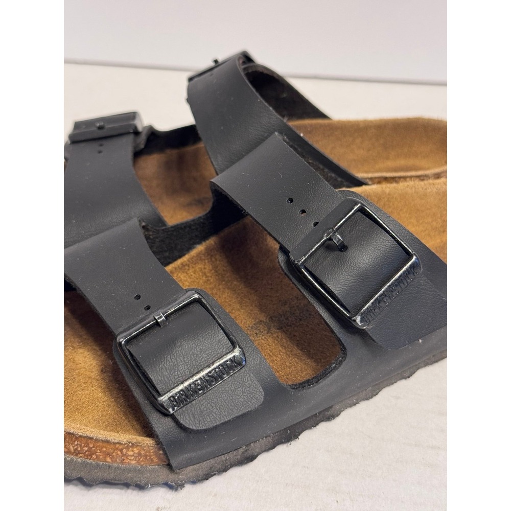 Birkenstock Arizona Birko-Flor Black Cork Footbed 34 Youth Sandals Medium/Narrow - Picture 3 of 9
